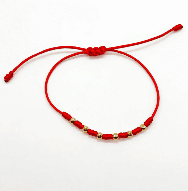 Pulsera roja 7 nudos y el Trébol de la suerte - Imagen 5