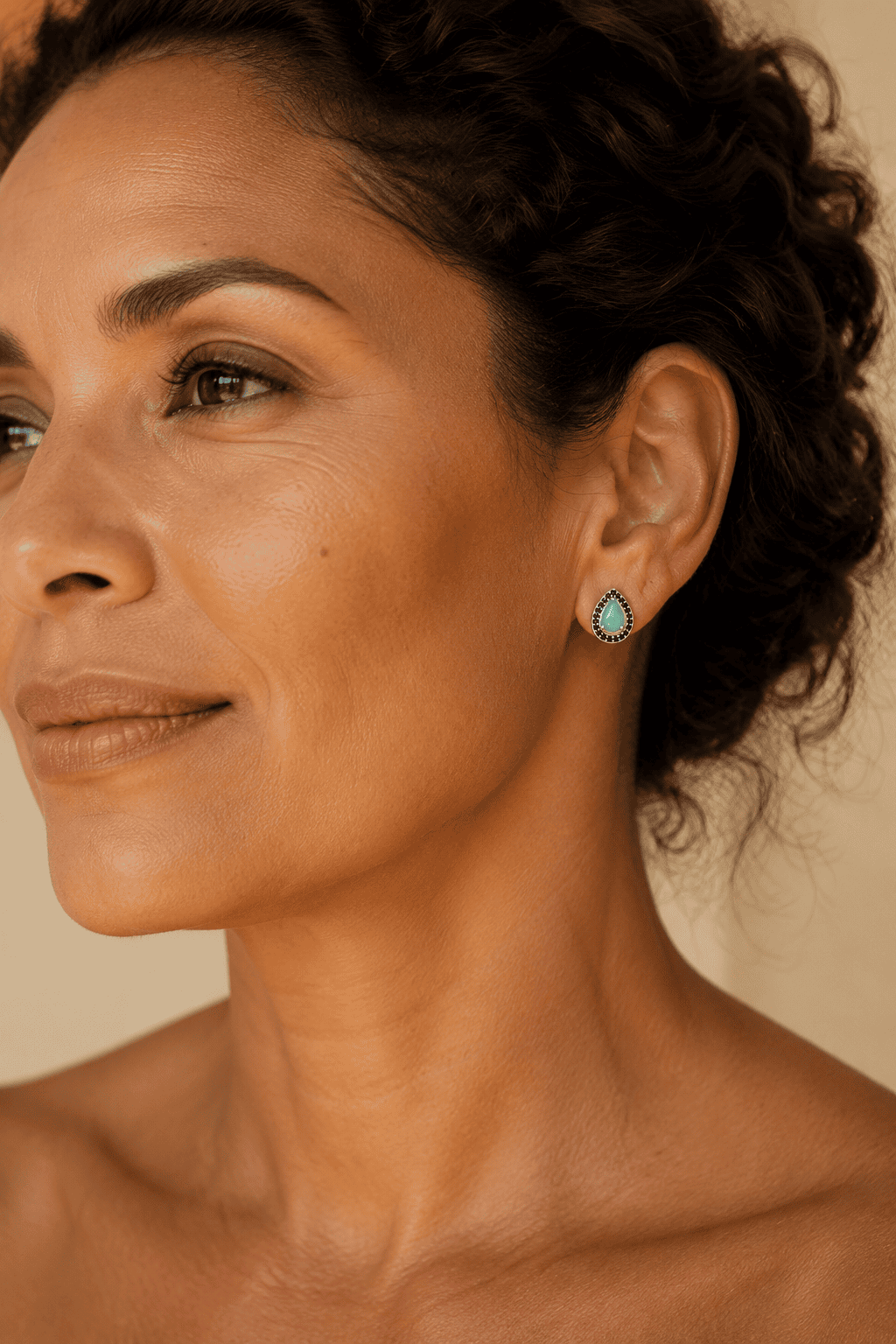 Pendientes de Esmeralda y Espinela en Plata 925 Rodiada