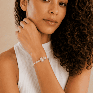 Pulsera de Cuarzo Blanco